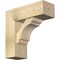 Ekena Millwork Olympic Block Rough Sawn Bracket w/ Offset Brace, Douglas Fir, 8"W x 22"D x 22"H BKT0806X22X22OLY05RDF - alternate 1